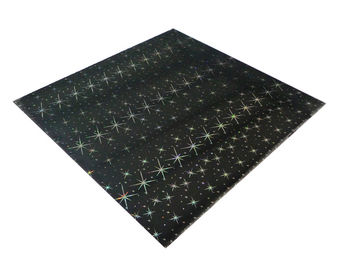 ISOの浴室2.2Kg - Sqmごとの2.8Kgのための黒い光沢がある長方形ポリ塩化ビニールの天井板