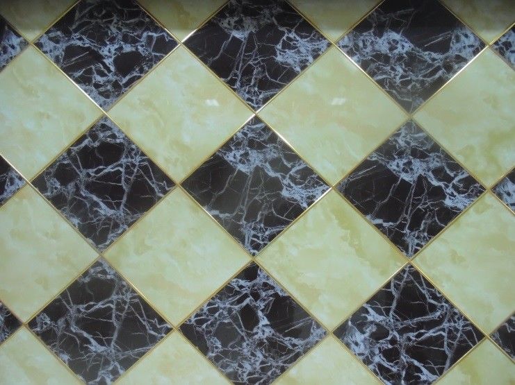 Anti UV Interlocking Decorative PVC Wall Panels Artificial Stone Marble